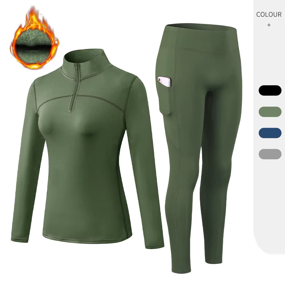Women'S Thermal Underwear Set Long Johns for Women Thermal Clothing Second Skin Winter Female Warm Intimates