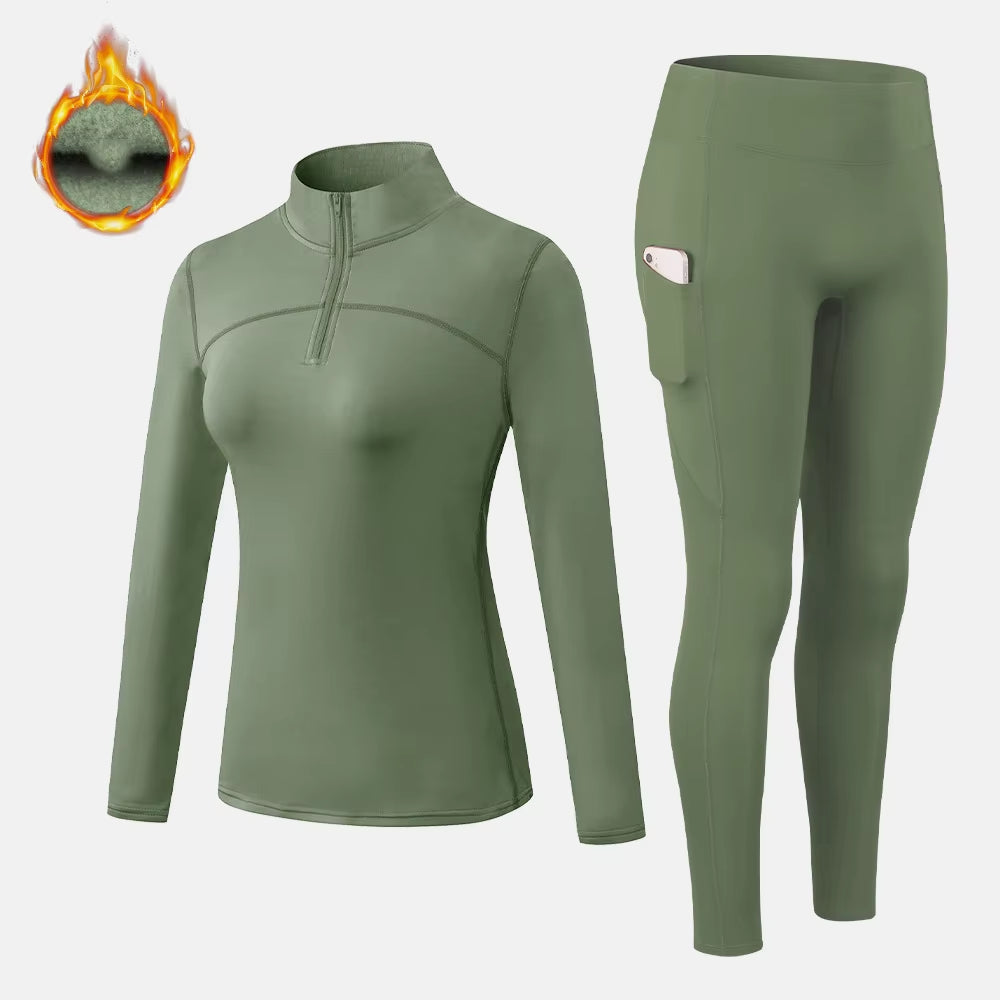 Women'S Thermal Underwear Set Long Johns for Women Thermal Clothing Second Skin Winter Female Warm Intimates